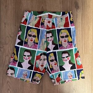 Colorful Graphic Women Shorts